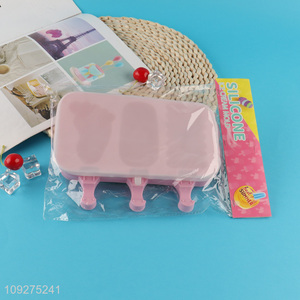 Hot selling silicone kitchen ice pop mold popsicle mold