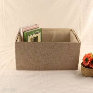 Low price household non-woven fabric storage basket for sale