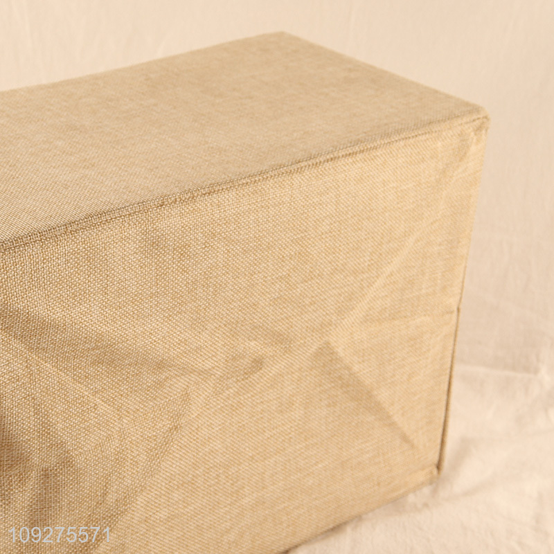 Low price household non-woven fabric storage basket for sale