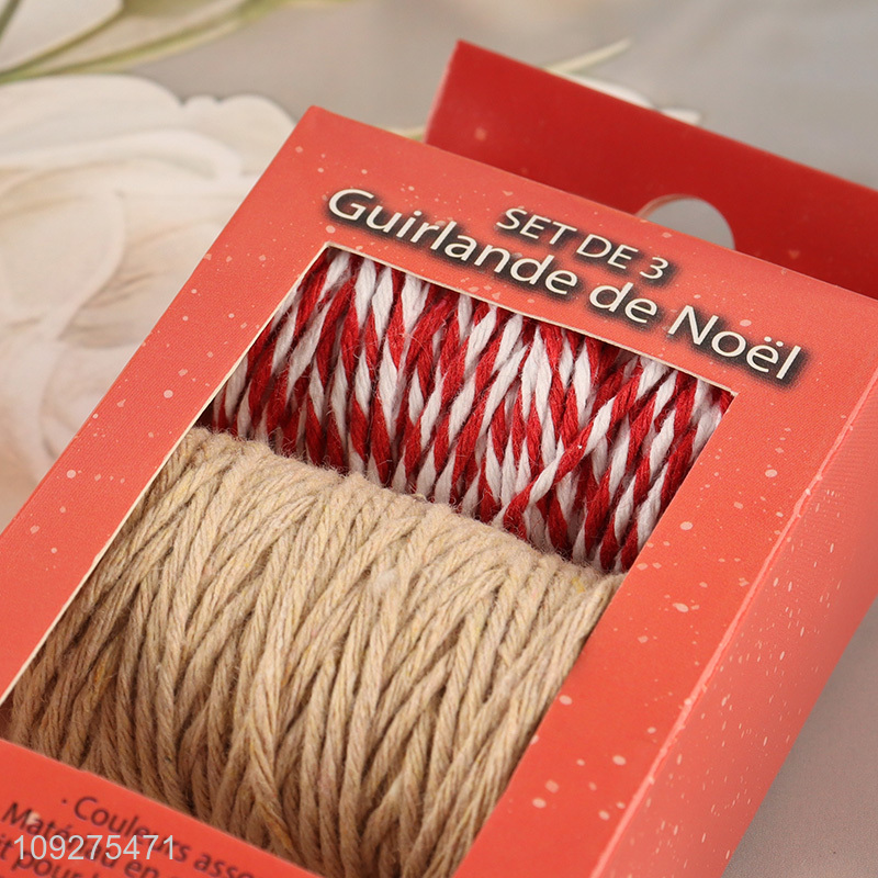 Online wholesale multicolor wrapping twine diy packaging rope