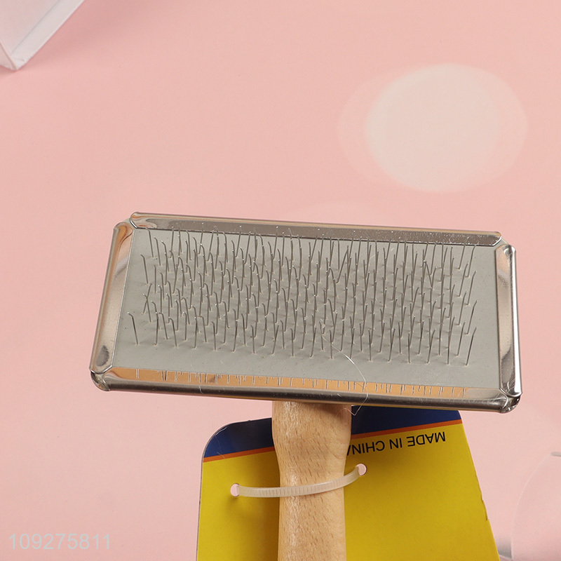 Hot products rectangle pet grooming comb pet brush