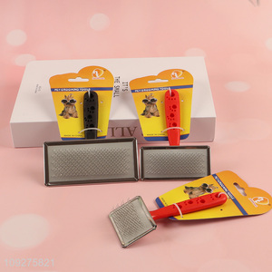 China supplier rectangle pet grooming comb pet brush for sale