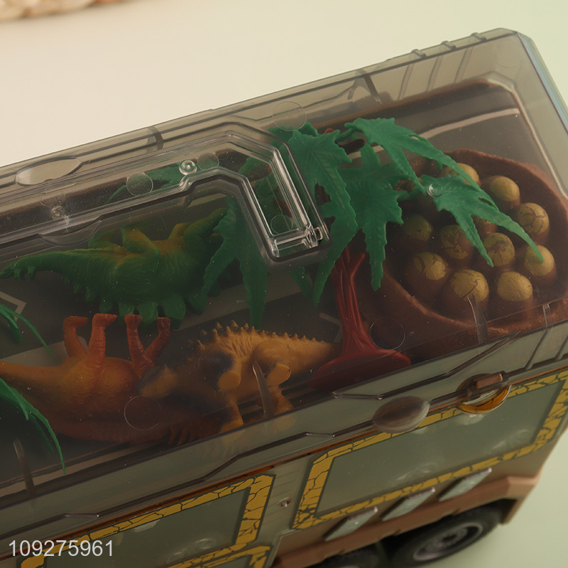 Top products dinosaur truck transport kit with lights&music