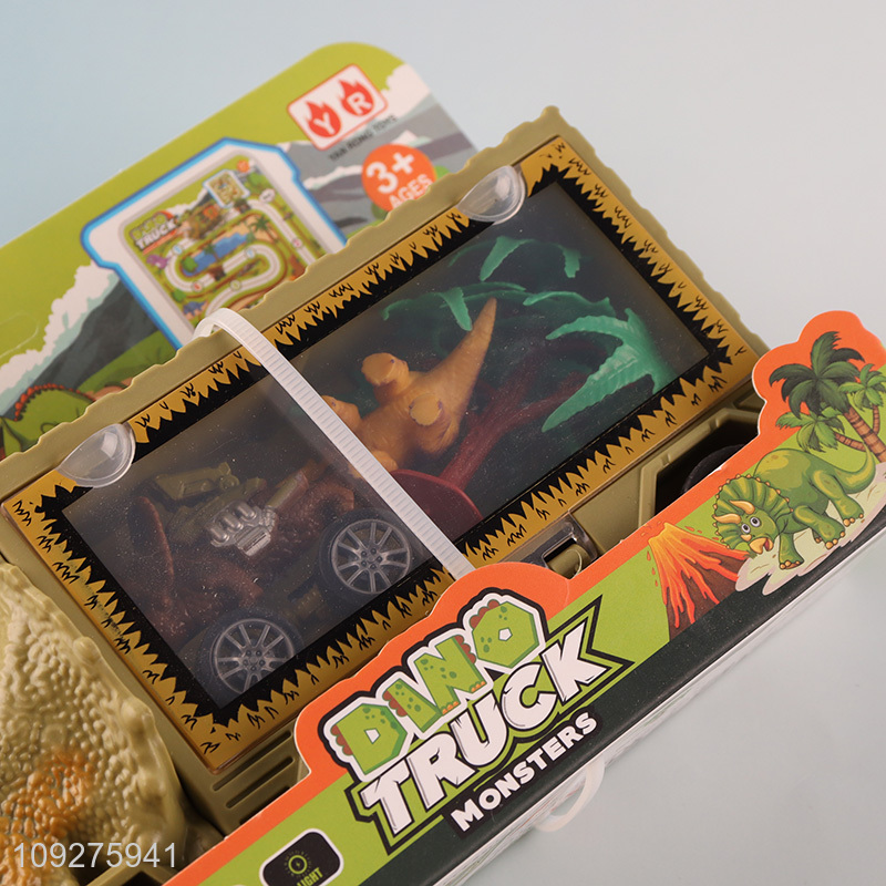 Factory price children dinosaur series car storage toy