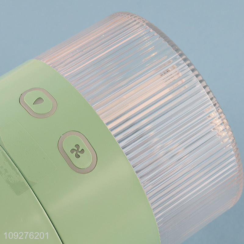 Factory price household rechargeable humidifier fan for sale