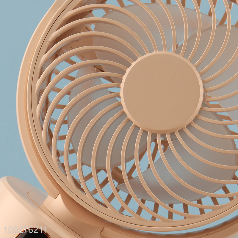 China products household portable desktop fan rachargeable fan