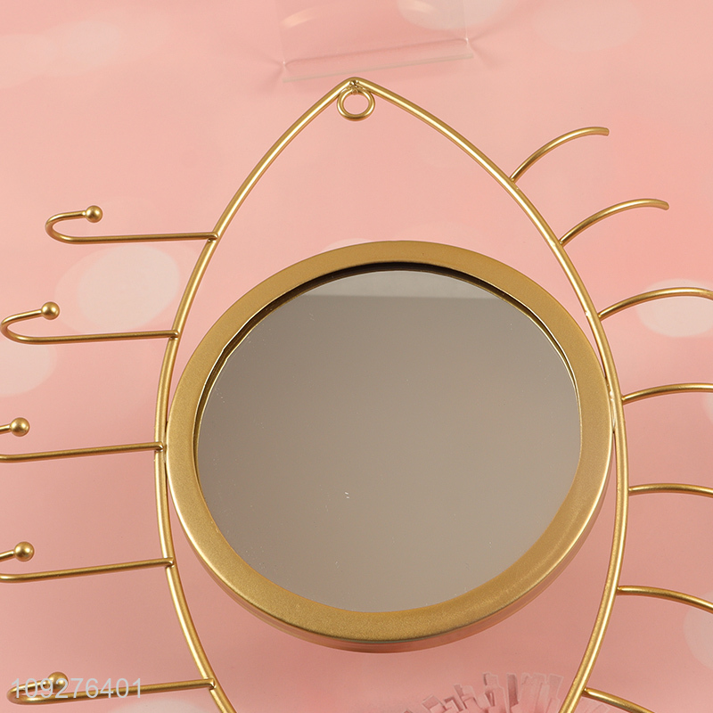 Top quality household jewelry holder with makeup mirror