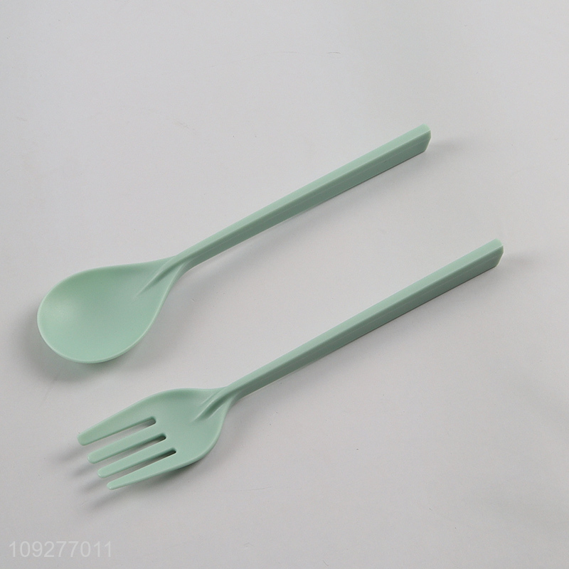 Online wholesale 1100ml plastic food container lunch box with tableware