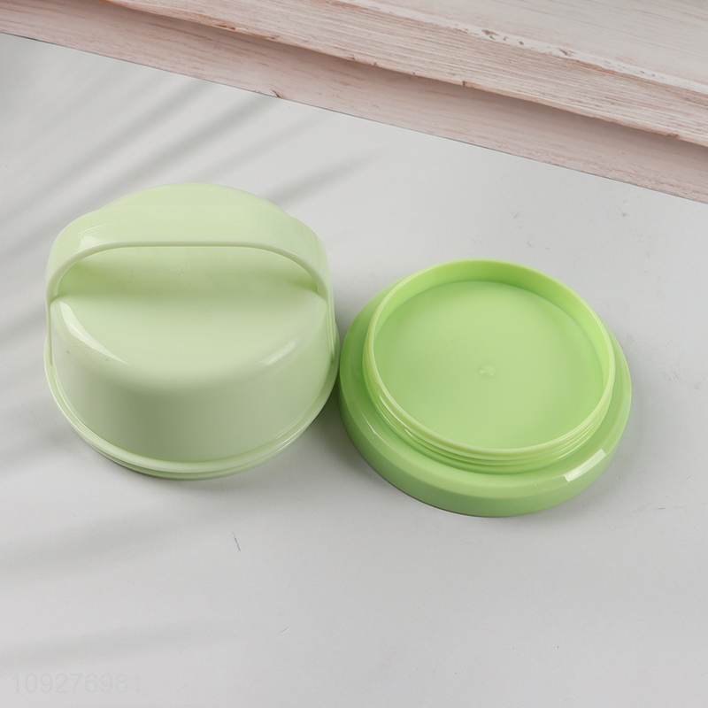 Online wholesale portable plastic food container salad cup with handle