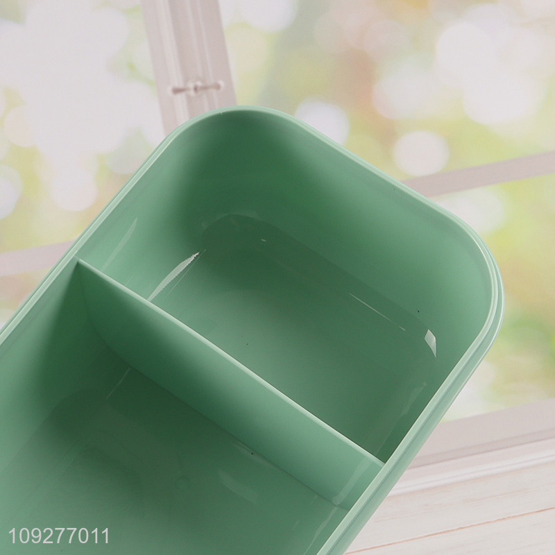 Online wholesale 1100ml plastic food container lunch box with tableware