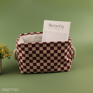 Yiwu market home storage basket storage container with handle