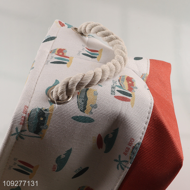 Hot selling polyester storage basket storage container with handle