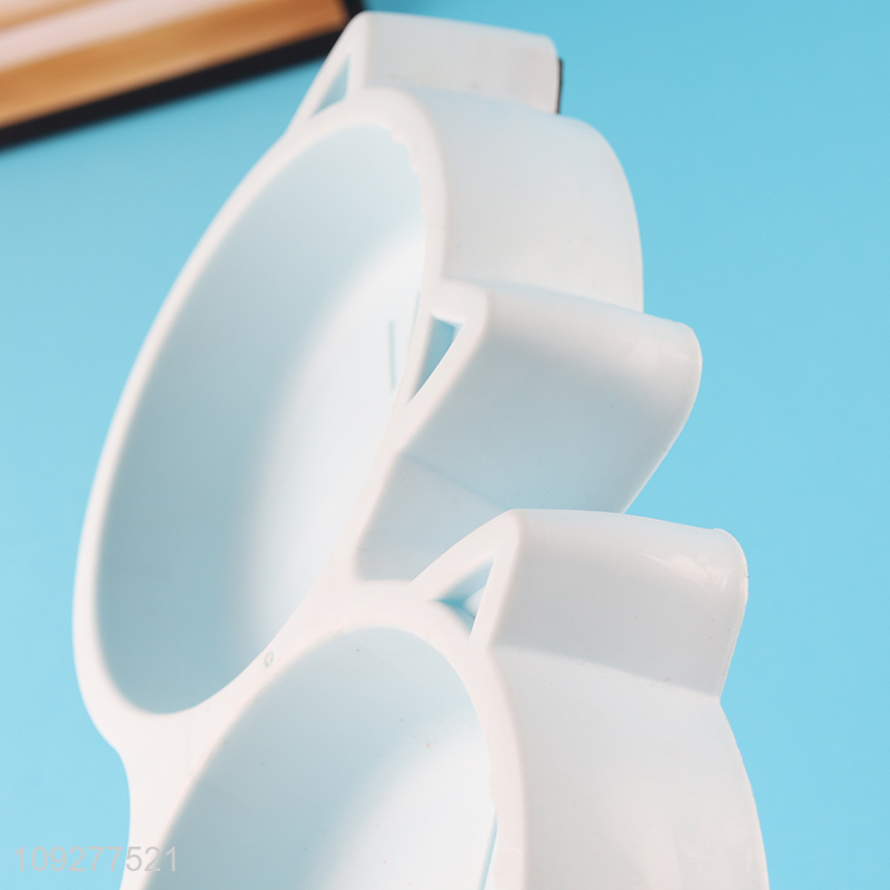 Popular products cartoon cat plastic pet feeder pet bowl