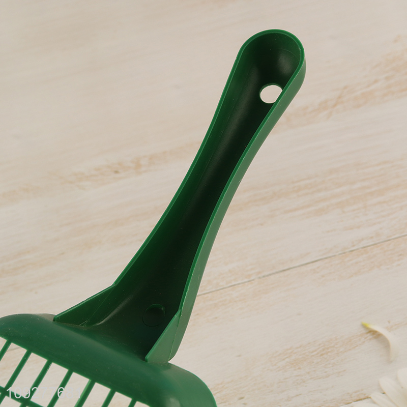 Low price plastic pet pooper scooper cat litter scoop for sale