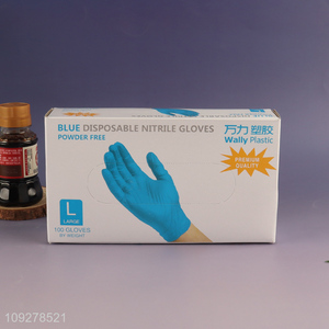 New arrival hand protection powder free disposable nitrile gloves