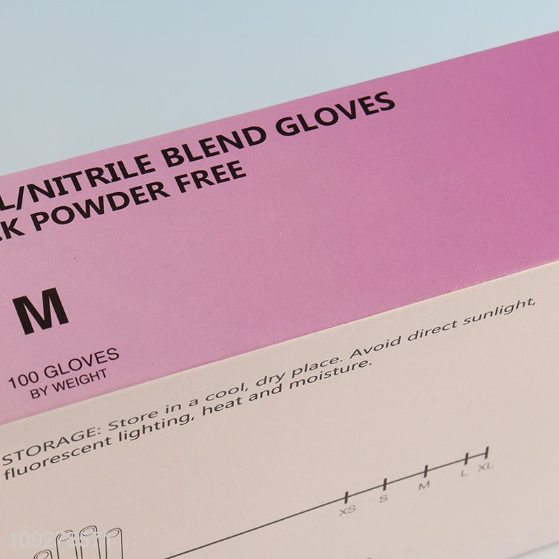 Popular products vinyl nitrile blend gloves for hand protection