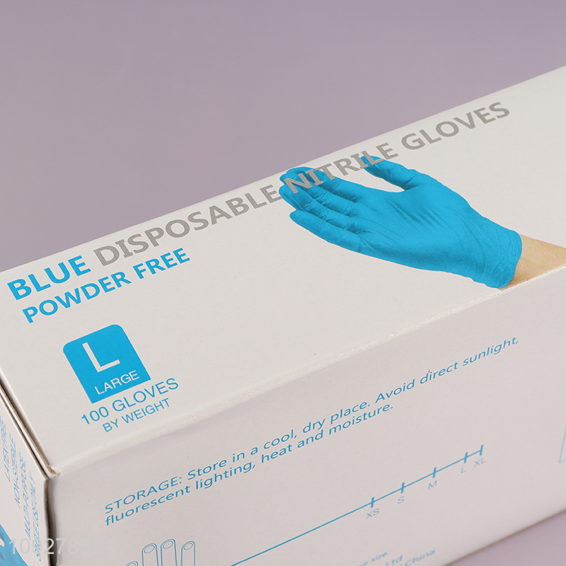 New arrival hand protection powder free disposable nitrile gloves