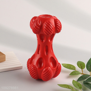 Low price bone shape pet chew toys teething toys squeaky toys