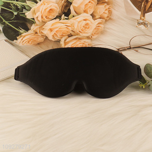 Good selling black soft 3D eye sleep mask wholesale