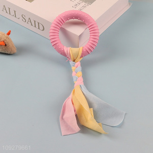 Top sale round pet chew toys teething toys pet training toys