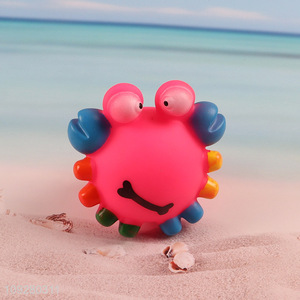 Low price crab shape tpr pet chew toys teething toys