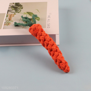 New product carrot shape pet chew toys teething toys