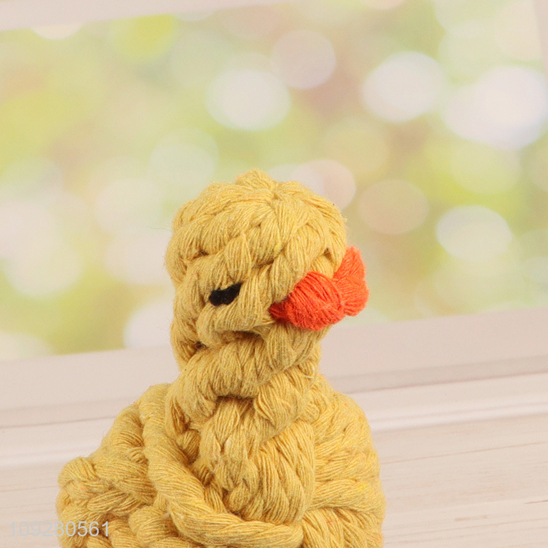 Yiwu market duck shape pet chew toys teething toys for sale