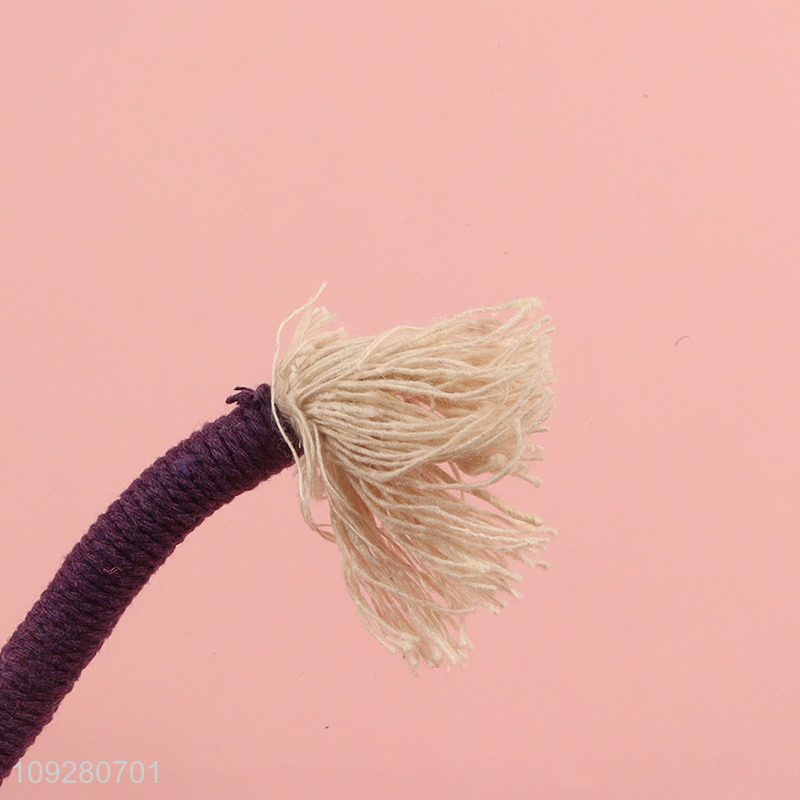 China products cotton rope pet chew toys teething toys