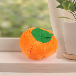Yiwu market pumpkin shape pet chew toys teething toys