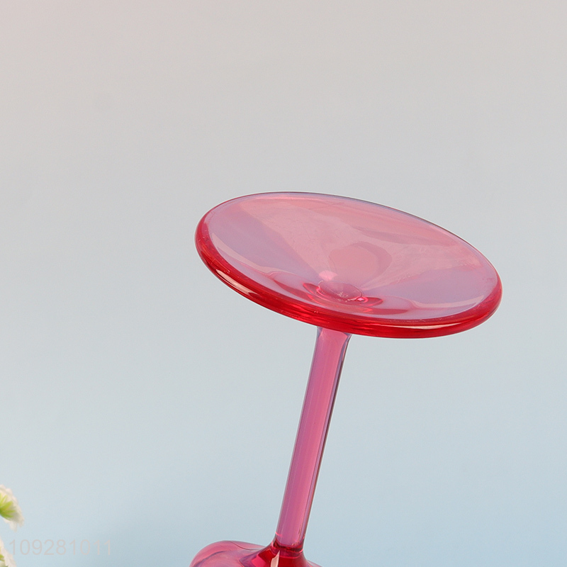 Online wholesale heart shape champagne glasses goblet glasses