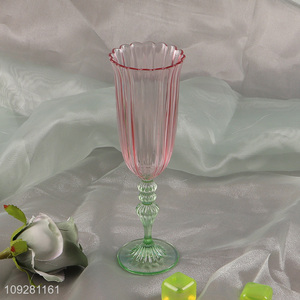 Good selling tabletop decor glass champagne glasses goblet glasses