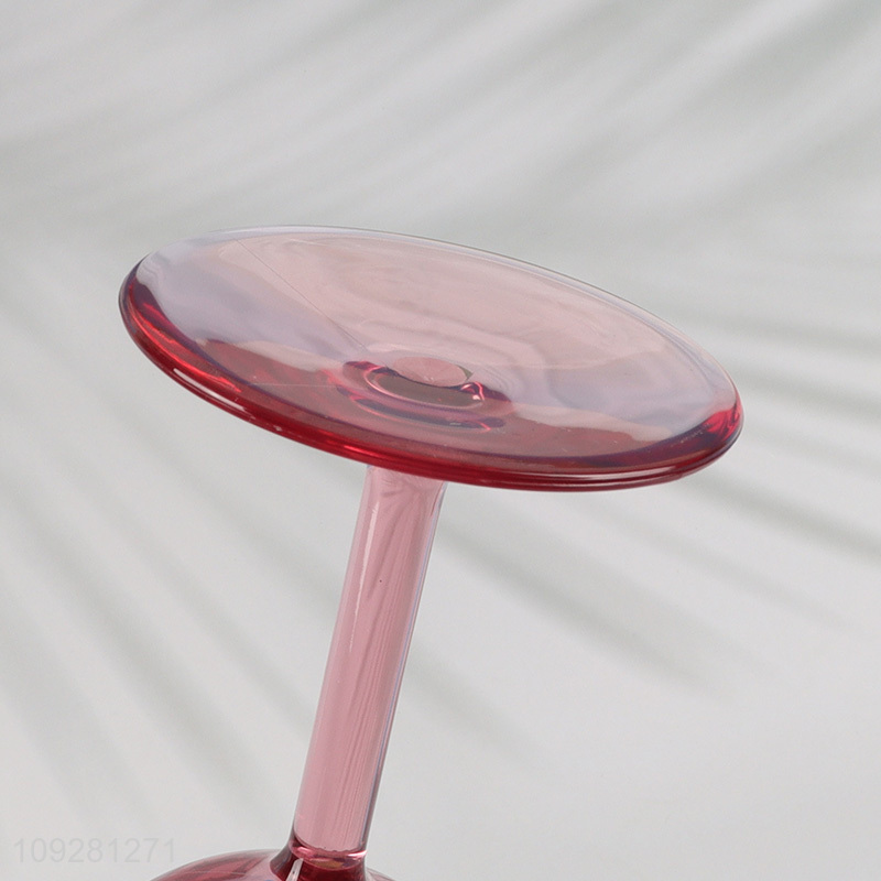 China wholesale embossed glass champagne glasses goblet glasses