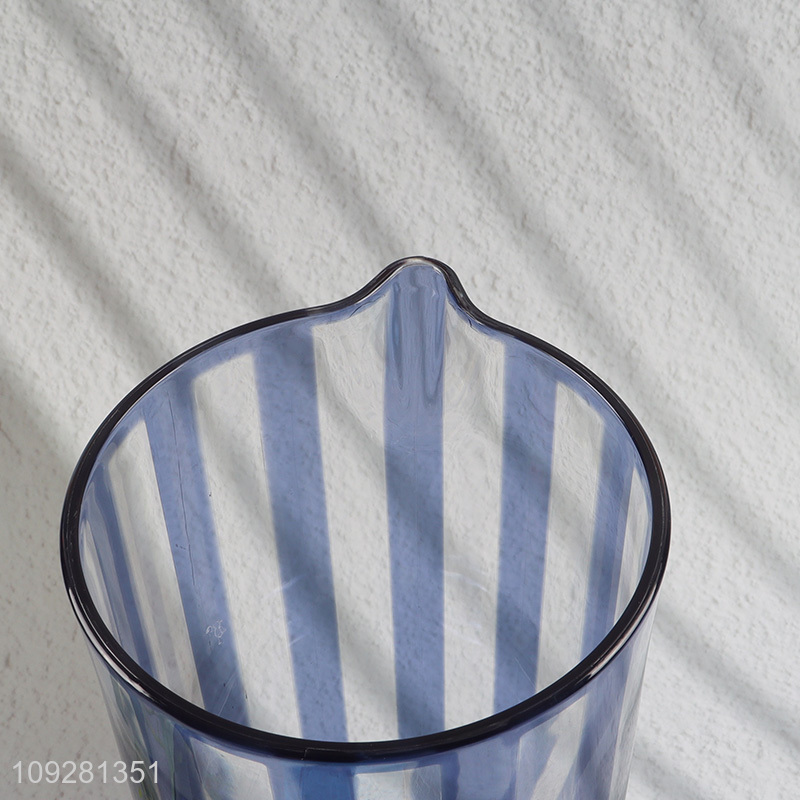 Yiwu market household glass water jug juice jug with handle