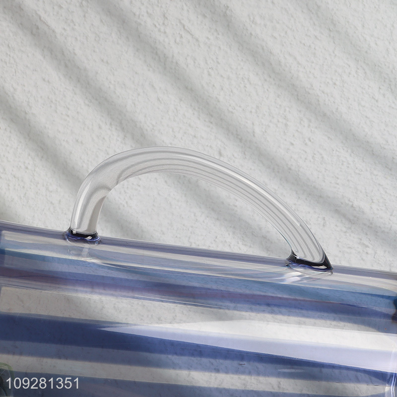 Yiwu market household glass water jug juice jug with handle