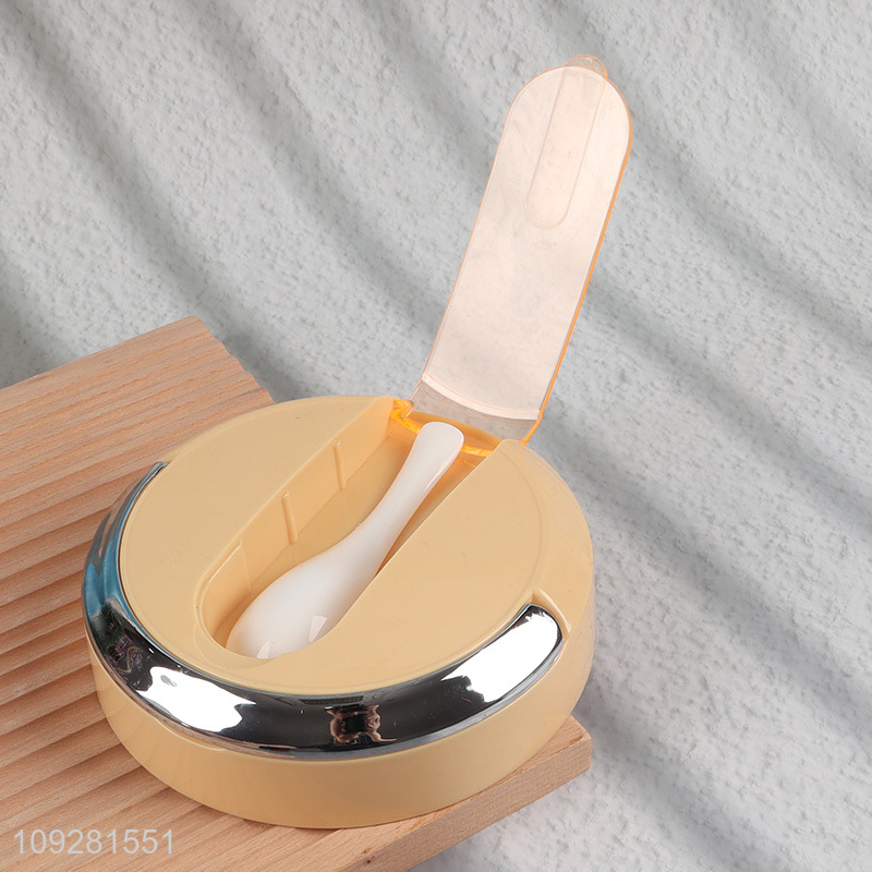 Factory price portable stainless steel lunch box with spoon