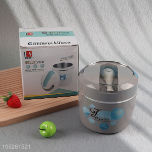 Top selling 1000ml stainless steel lunch box with spoon