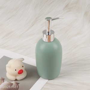 China supplier ceramic bathroom accessories liquid soap dispenser
