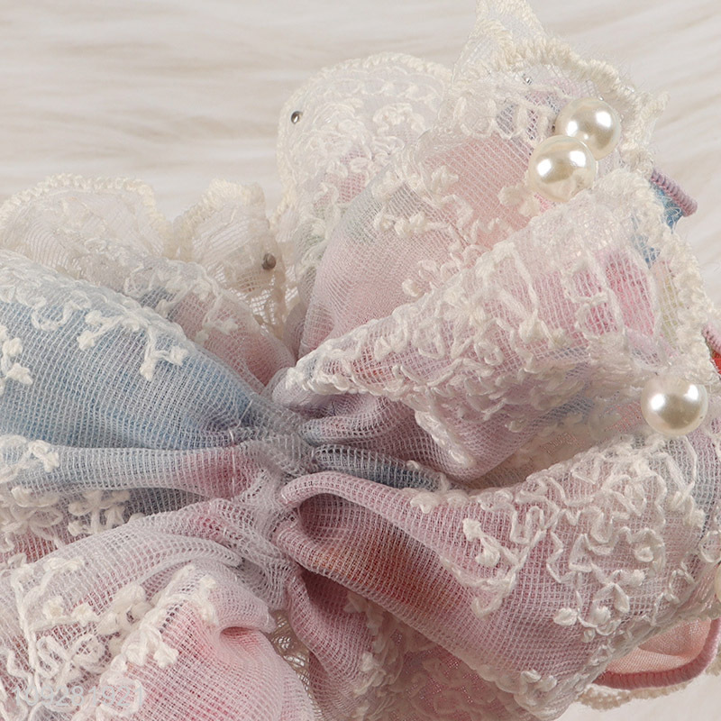 Good sale colorful elastic hair band hair accessories with pearl