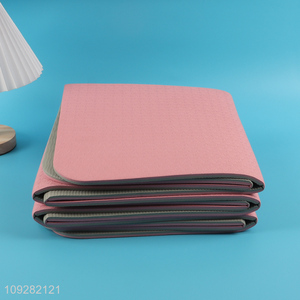 New arrival indoor fitness sports anti-slip folding yoga mat