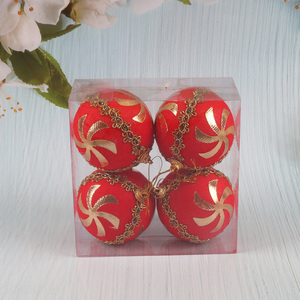 China products 4pcs christmas decoration christmas ball for sale