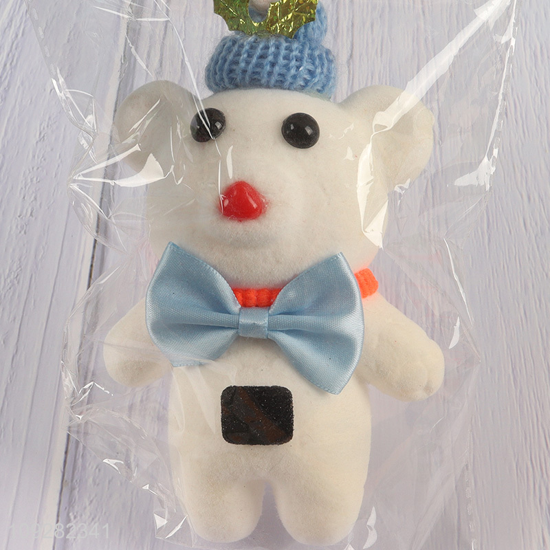 Good quality foam bear christmas hanging ornament decoration