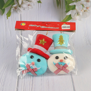 Factory supply snowman shape christmas hanging ornament decoration