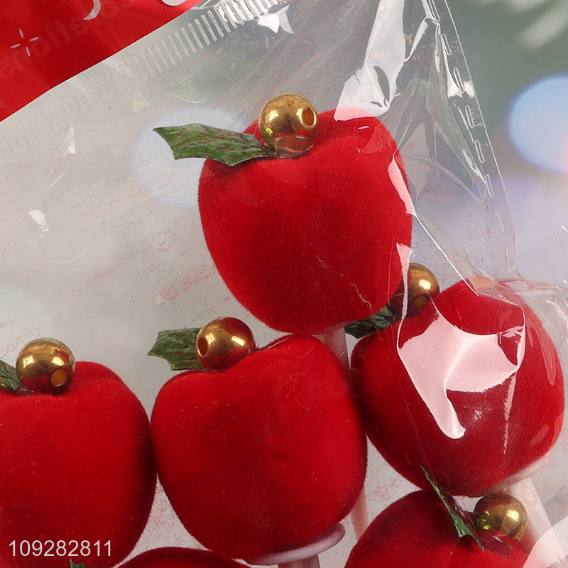 China wholesale 6pcs christmas decoration christmas cake topper