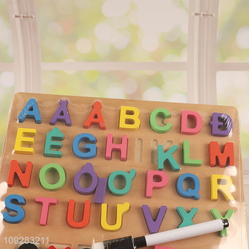 China supplier alphabet learning kids educational board toys