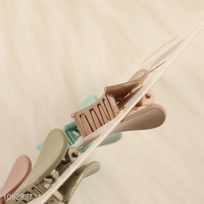 Top products multicolor 6pcs hair claw clips hairpin set