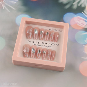 China factory natural nail decoration fake nail set