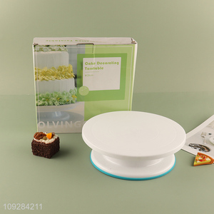 New arrival round plastic cake decorating turn table
