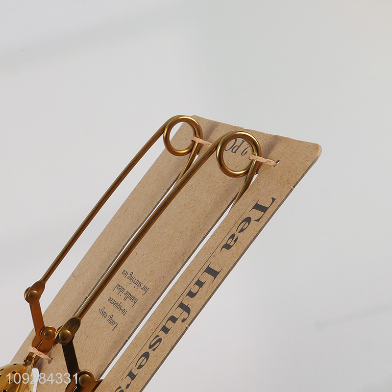 Hot selling 2pcs stainless steel tea filter wholesale