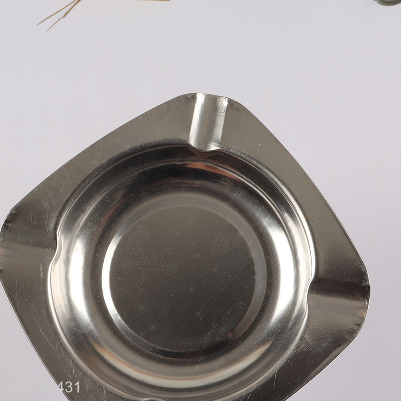 Yiwu market stainless steel smoking ashtray for household