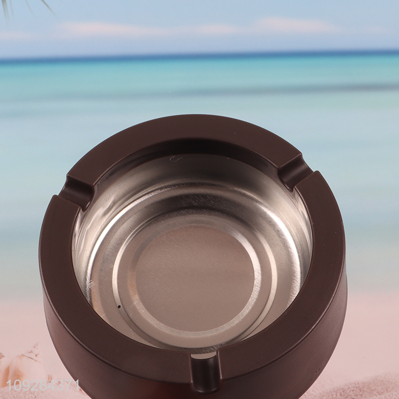 Top selling round stainless steel smoking ashtray wholesale